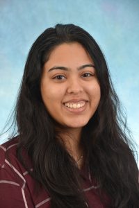 Uzma Kahn, a first-year student in the Division of Clinical Rehabilitation and Mental Health Counseling. 