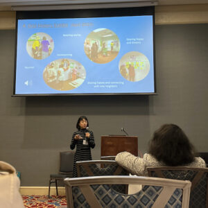 Sayoko Kawabata presents on oral history best practices at 2023 SSO:USA conference