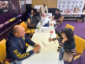The CPL leads a workshop for Habitat for Humanity of Goldsboro-Wayne's McNair Heights Advisory Team.