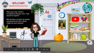 Ms. Noam's Occupational Therapy Room, click around to explore!