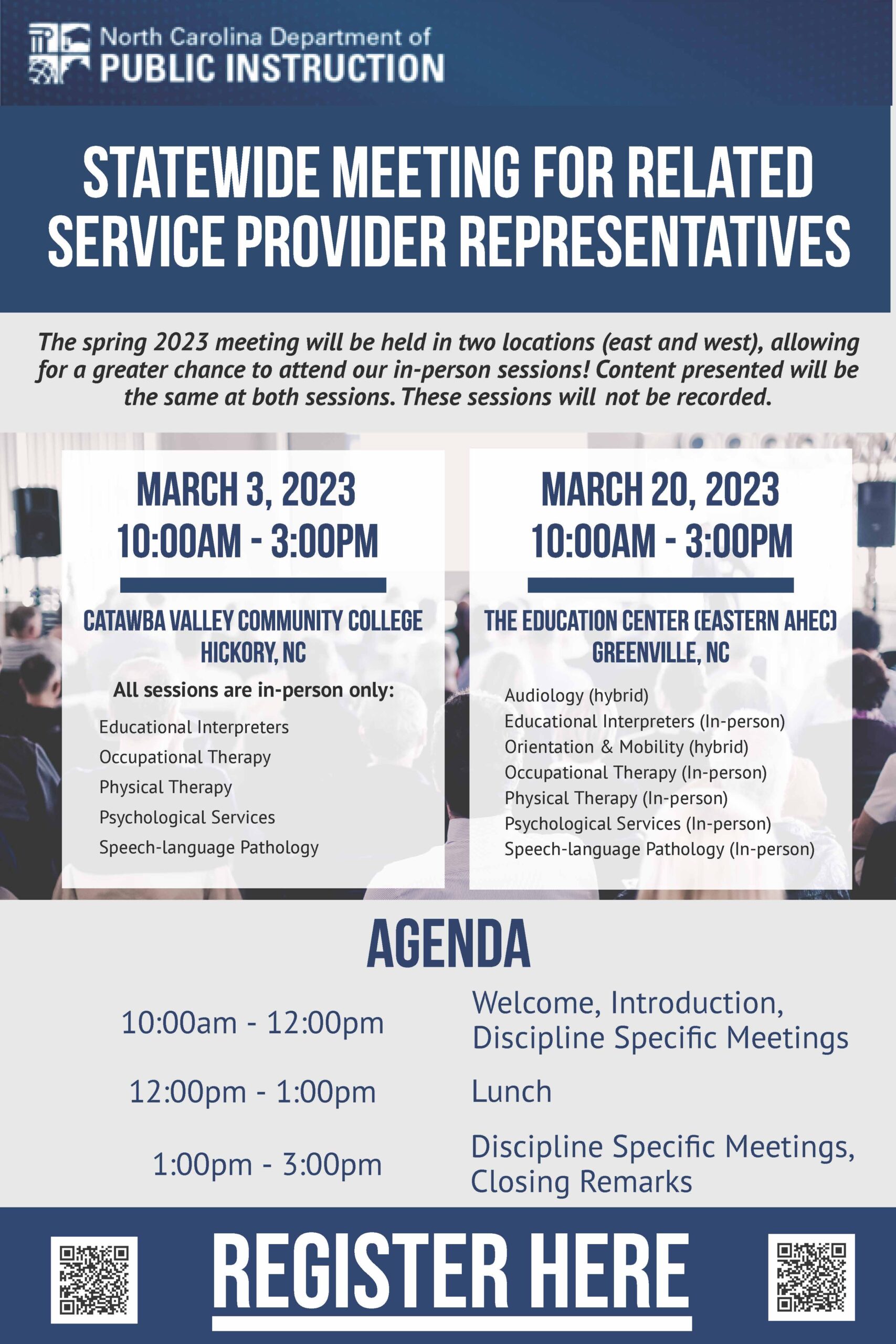 Statewide Meeting Flyer