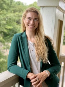 Kate Hickert '18, a second-year student in the Division of Occupational Science and Occupational Therapy.
