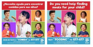 Help share – 877-877 Tool for Families to Find Meals for Children