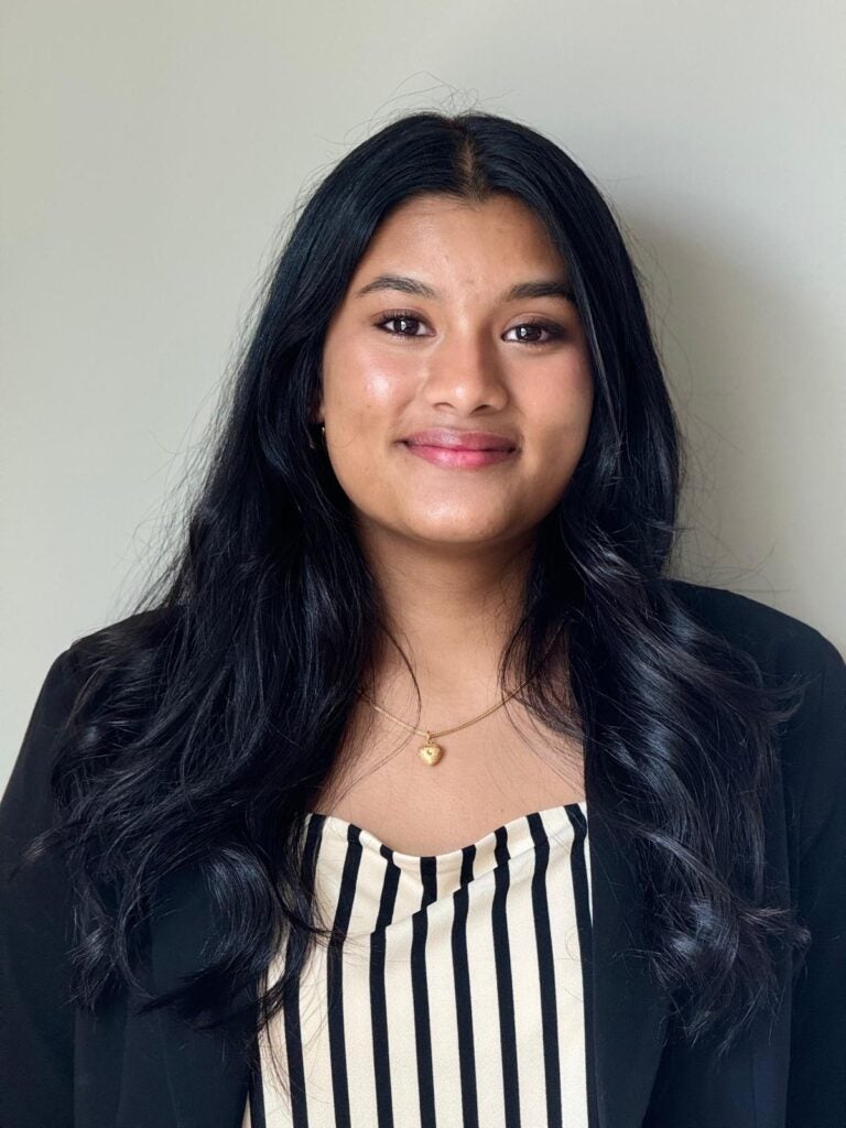 Shefaali is an undergraduate research assistant in the Regain lab at UNC