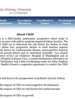 Chronic Kidney Disease in Children (CKiD)