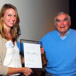 Jessica Klusek with James Gallagher at the October 10, 2011, FPG annual meeting.