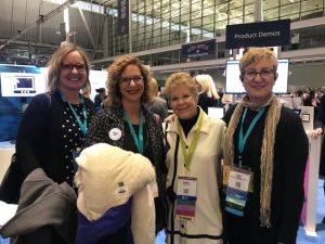 Division of Speech and Hearing Sciences faculty Katarina Haley and Lisa Domby at the 2018 American Speech-Language-Hearing Association (ASHA) 2018 Convention.