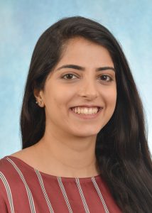 Kripa Ahuja, a student in the Division of Clinical Laboratory Science.