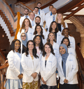 Group photo of the PA program class of 2027.