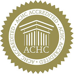 ACHC accreditation seal.