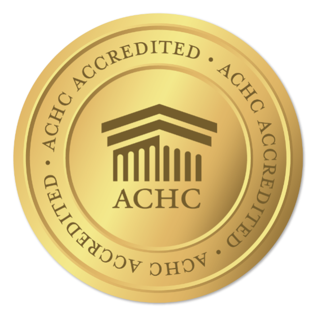 ACHC accreditation logo.