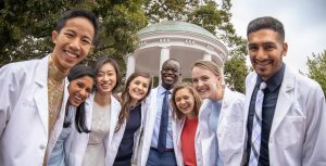 Medical Students during the 2019 White Coat Ceremony