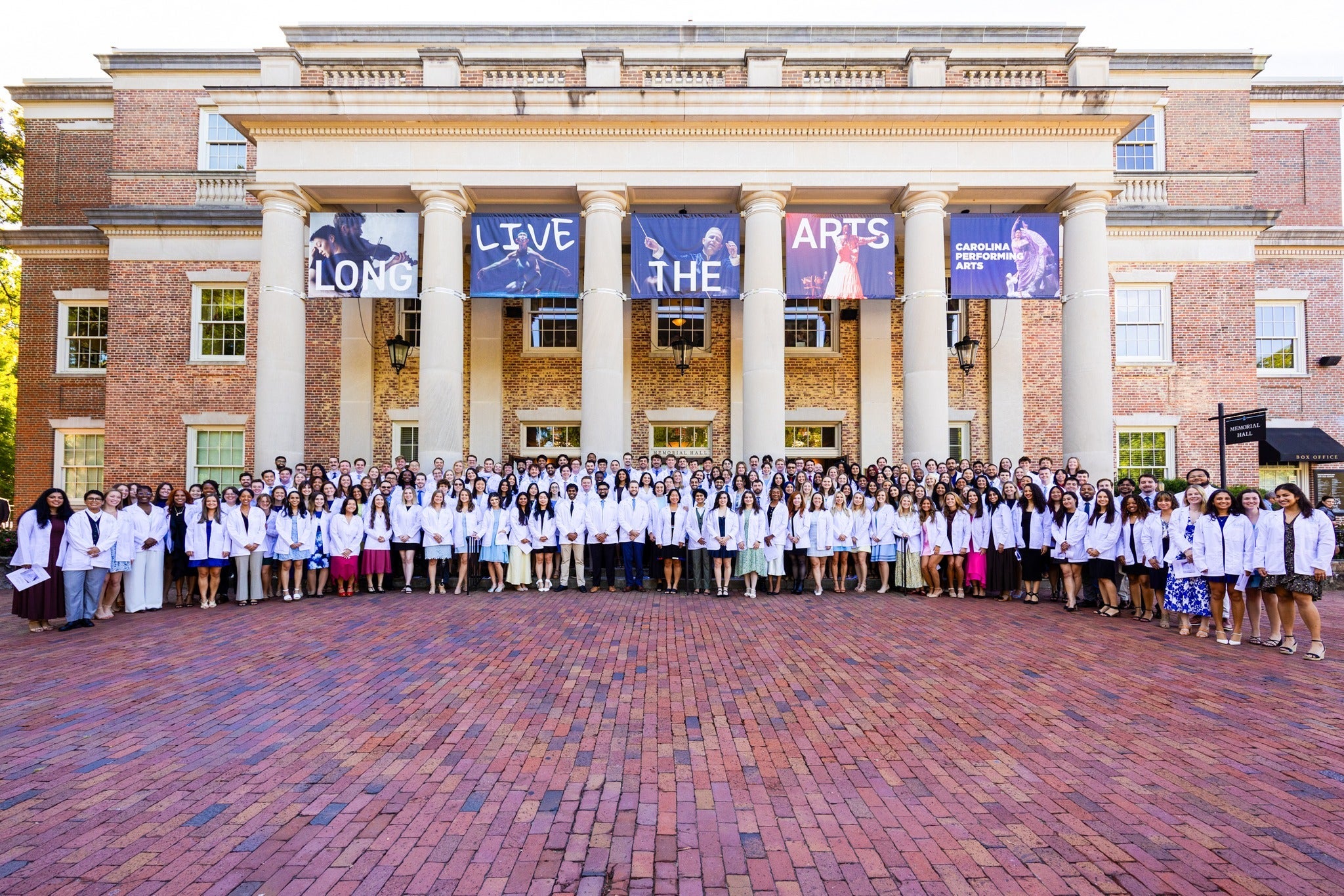 Class of 2027 group photo at White Coat Ceremony