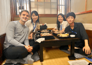 Ray Cheever and students from Nagoya University