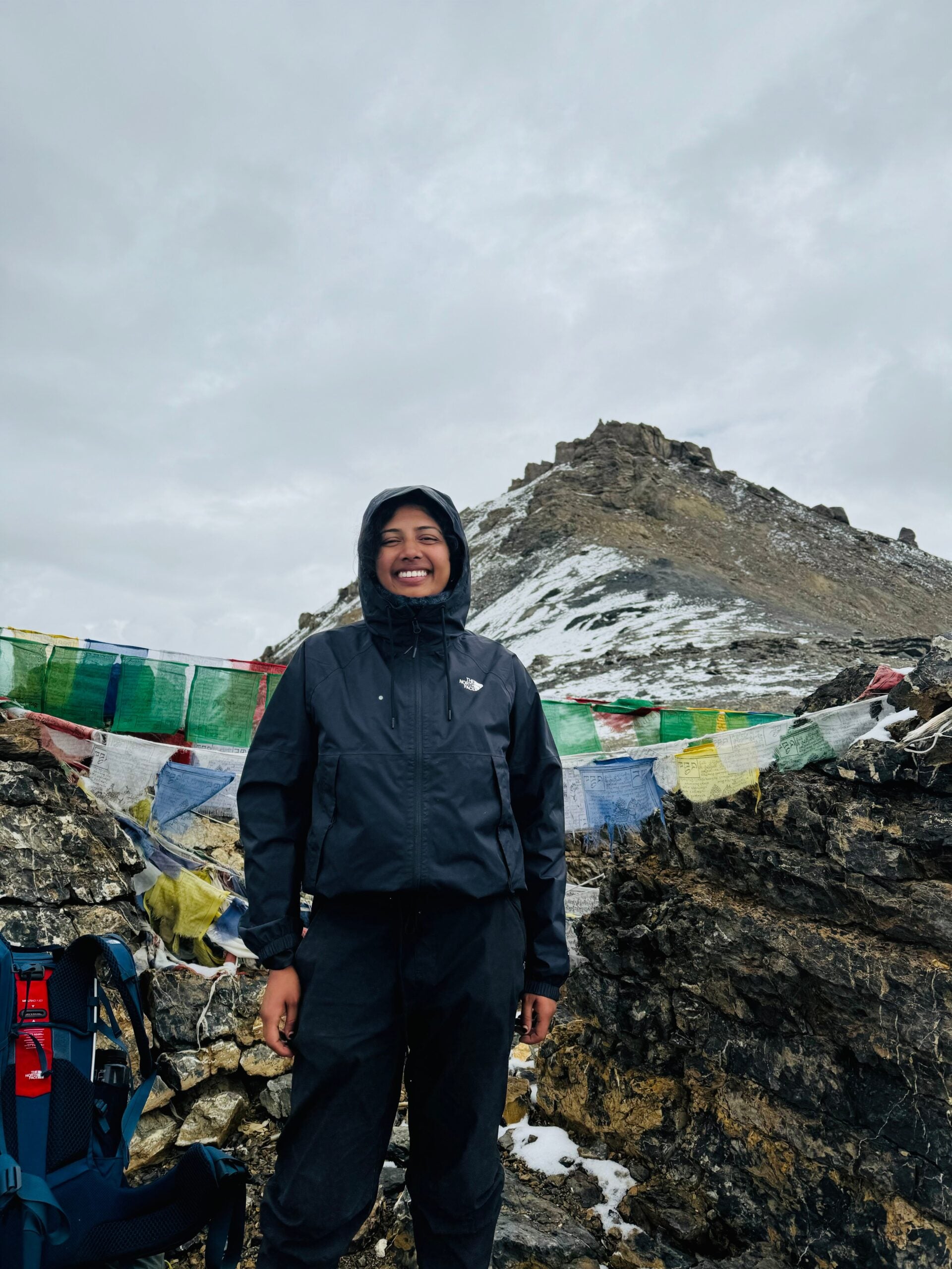 Harini Sridhar at Phirste La Pass