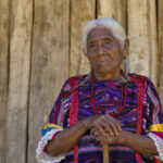 Portrait elderly woman. Mexico