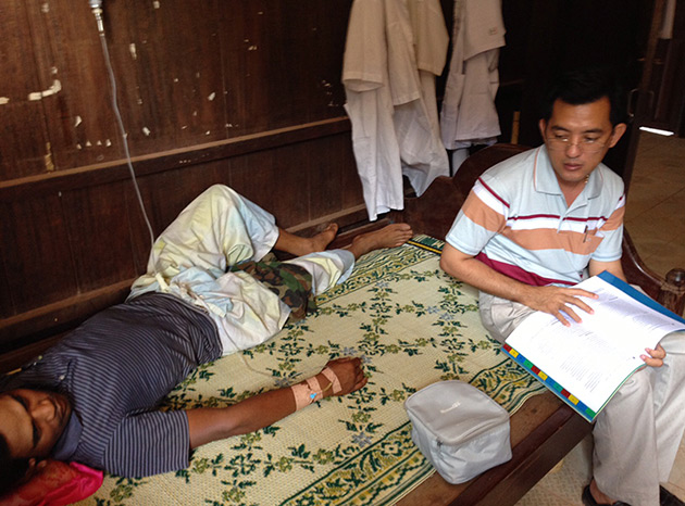 AFRIMS studies emerging drug resistance in Cambodia.