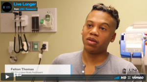 Felton Thomas is a community research ambassador, talking to people in his social networks about the HIV research.