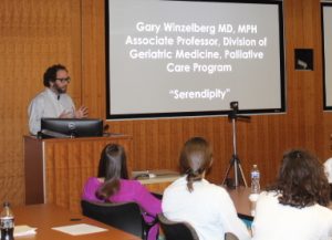 Gary Winzelberg, Associate Professor of Geriatric Medicine & Associate Director of UNC's Palliative Care Program on "Serendipity" in the ICU