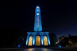 UNC Bell Tower at Night 