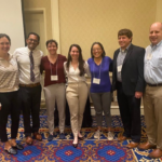 A photo of UNC Pulmonary and Critical Care Fellows as well as members of the ILD team at the recent NC Thoracic Society Conference on Interstitial Lung Diseases.
