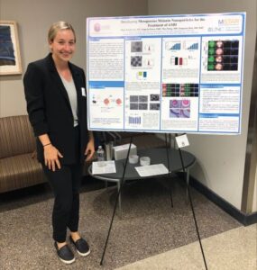 Mary Kaufmann at the 2023 Student Research Day.