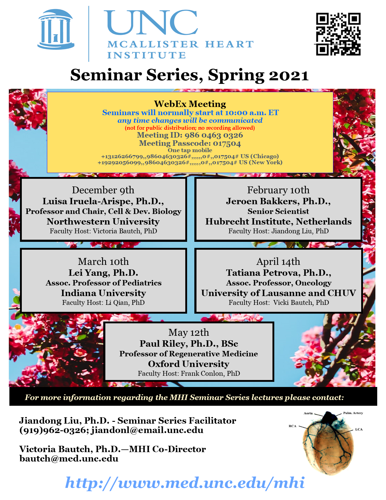 MHI Seminar Series, Spring 2021