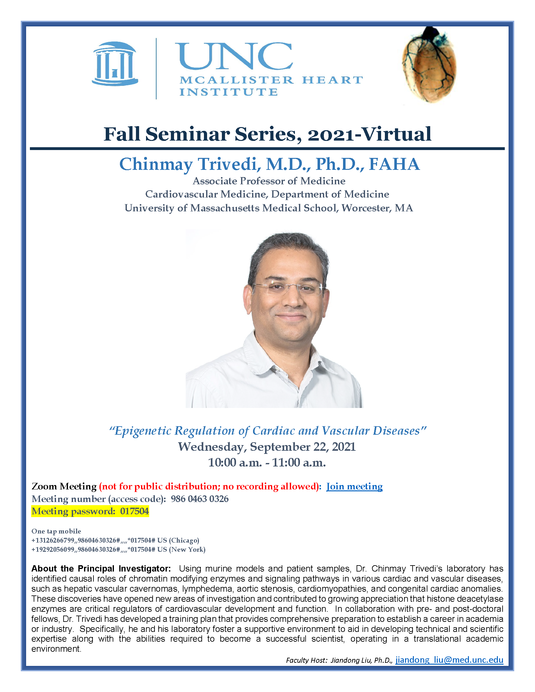 Chinmay Trivedi, M.D., Ph.D., FAHA