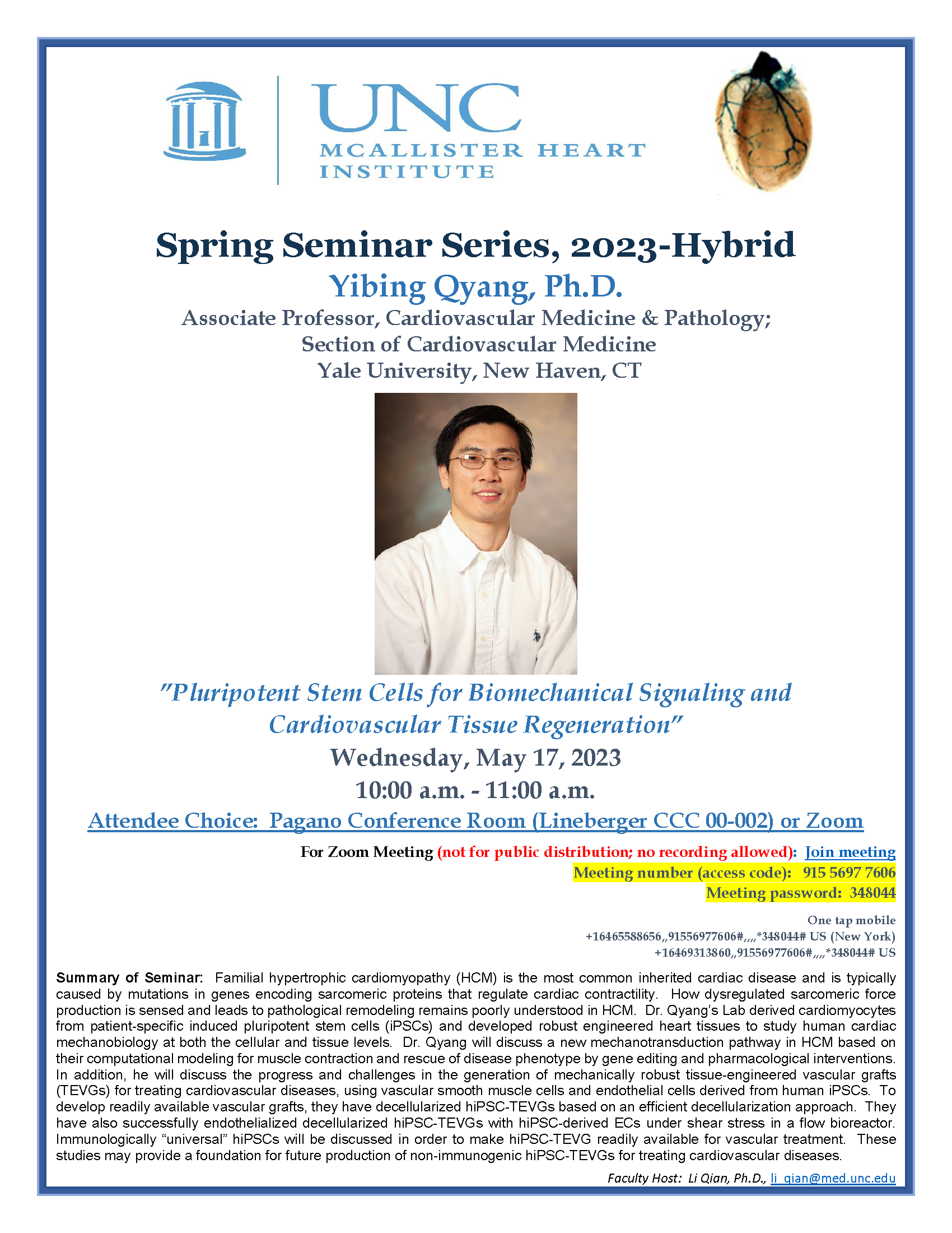 Yibing Qyang, Ph.D.