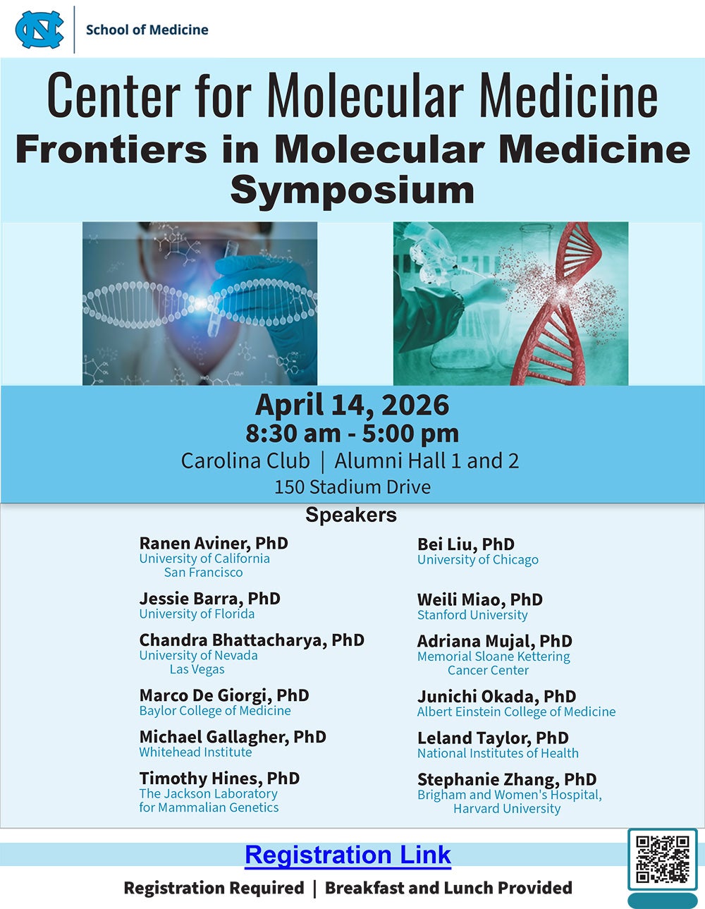 UNC Center for Molecular Medicine (CMM) Symposium | April 14 - The