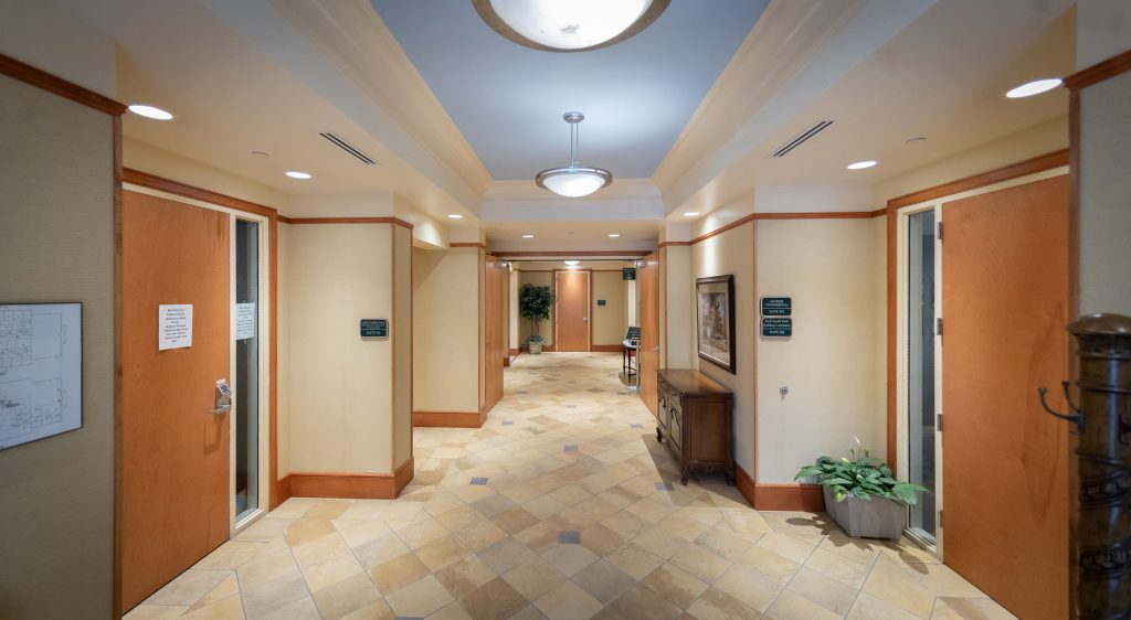 Entryway of the UNC Hospitals Neurology Clinic