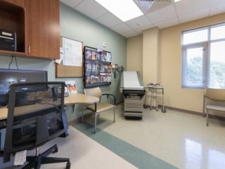 Exam room at the Neurology Clinic