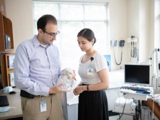 Medical Director Dr. Daniel Roque and Clinic Manager Kayla Moore