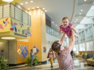 Lobby of the NC Children's Hospital