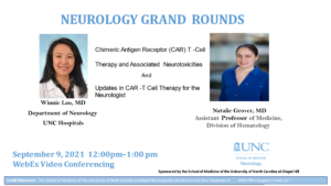 Grand Rounds September 9, 2021, 12-1pm