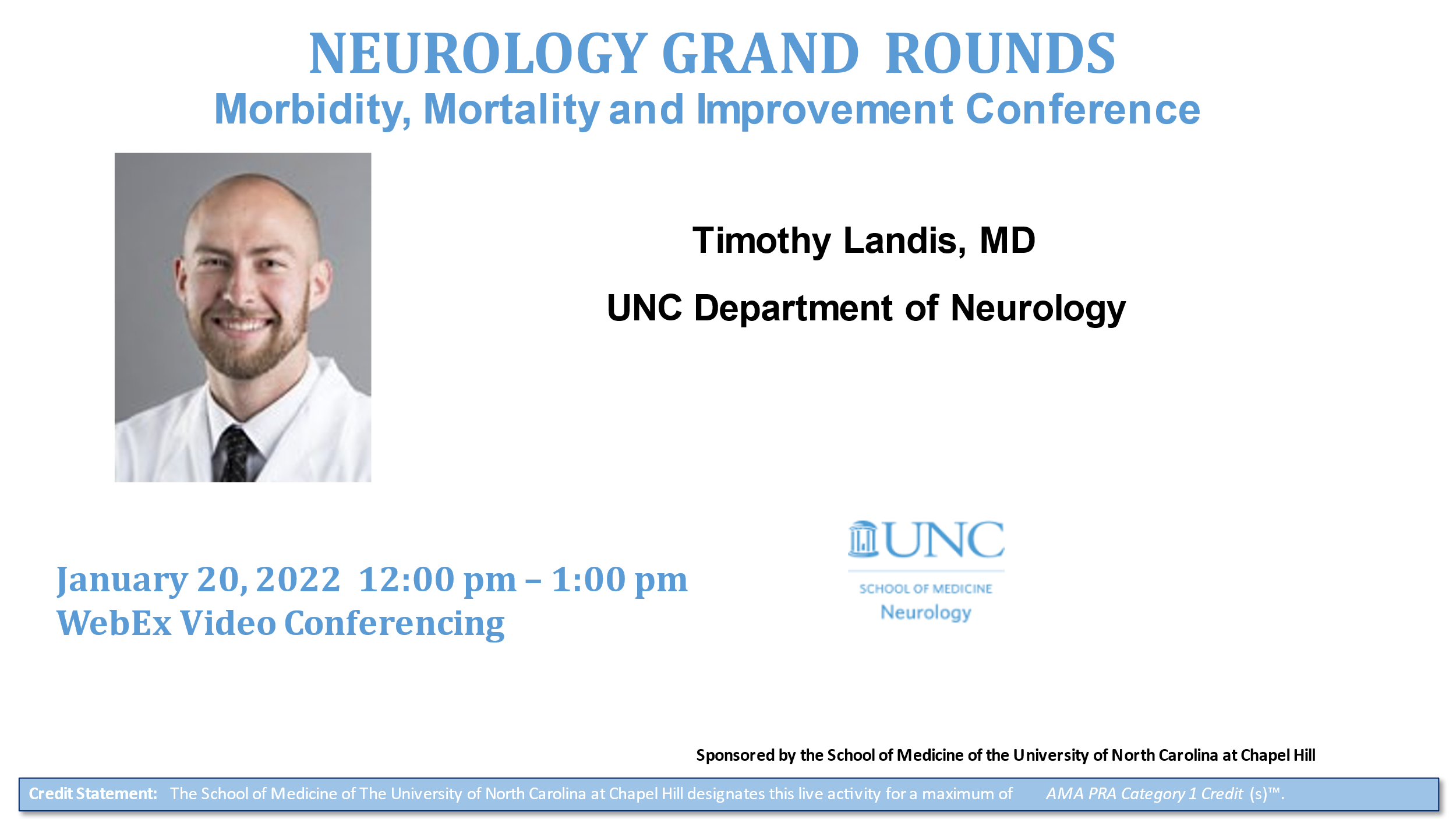 Grand Rounds - Timothy Landis, MD