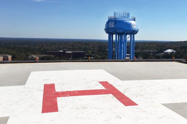 Helicopter pad on Neuroscience Hospital