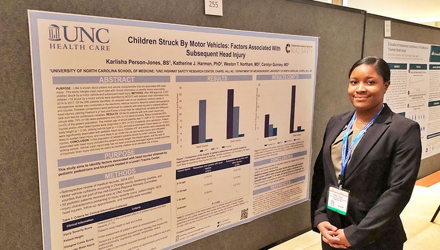 Karli Person-Jones, BS, presented her poster at the 2020 annual meeting of the AANS/CNS Section on Pediatric Neurological Surgery in Scottsdale, Arizona.