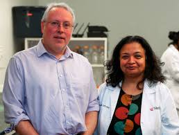 Dr. Soma Sengupta with husband, Dr. Daniel Pomeranz Krummel - UNC Health
