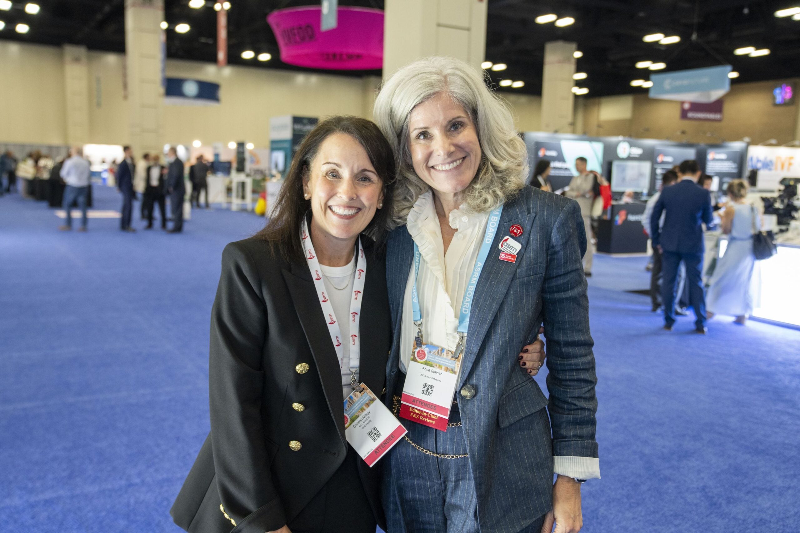 Dr. Milroy and Dr. Steiner at ASRM 2025