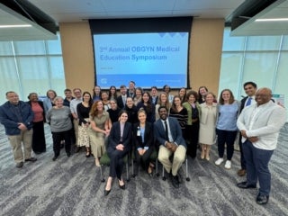 UNC Faculty pictured with Keynote Speaker/Guest Dr. AnnaMarie Connolly