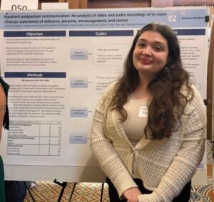 Zehra Gundogdu presented original, student‑led research at the 27th Annual Celebration of Undergraduate Research at the University of North Carolina at Chapel Hill on April 22, 2026