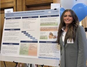 Leela Newton presented original, student‑led research at the 27th Annual Celebration of Undergraduate Research at the University of North Carolina at Chapel Hill on April 22, 2026