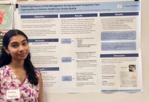 Ananya Pragaturu presented original, student‑led research at the 27th Annual Celebration of Undergraduate Research at the University of North Carolina at Chapel Hill on April 22, 2026