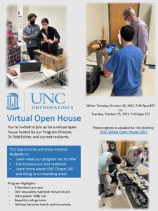 Flyer of Virtual Open House