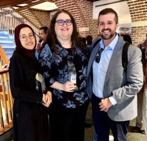 Image of Manal Khan, Abby Noschese, and Paul Marini