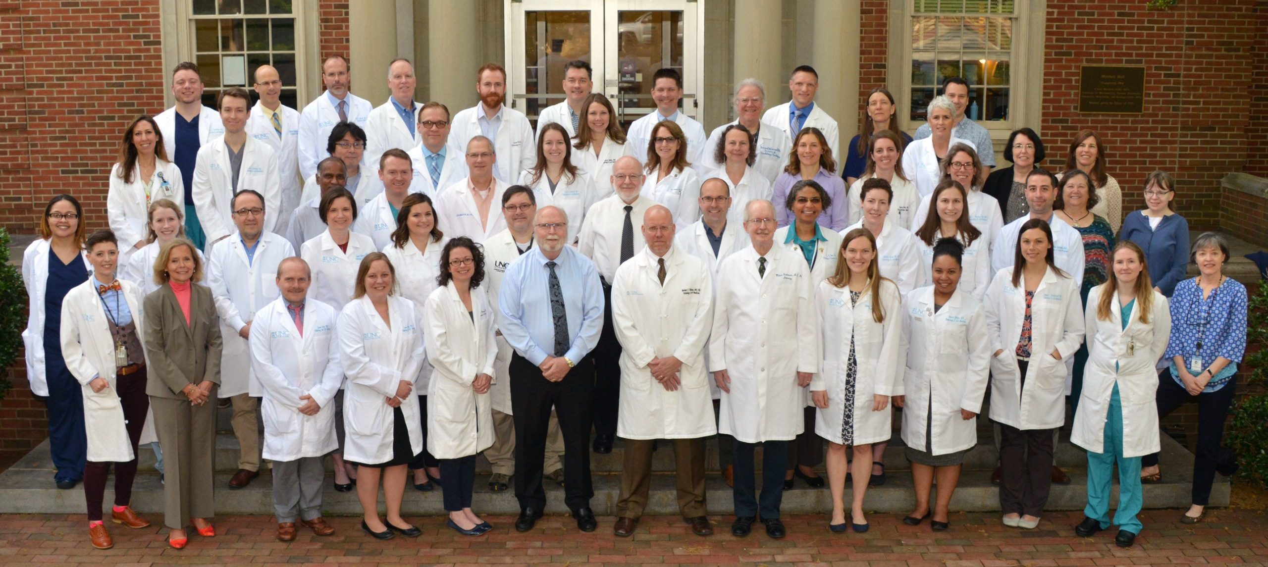 Faculty and Trainees group photo for 2017-2018 school year