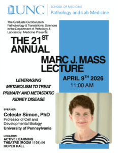 Flier for Marc J. Mass Lecture series