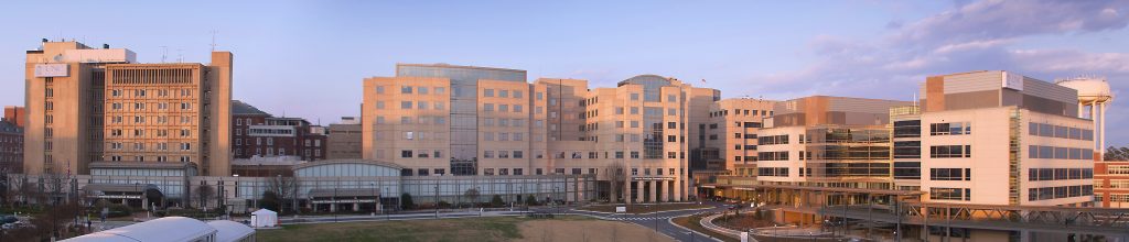 Panoramic view of UNC Hospitals.