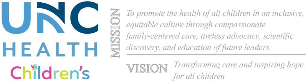 UNC Children's Physician in Chief Newsletter Logo